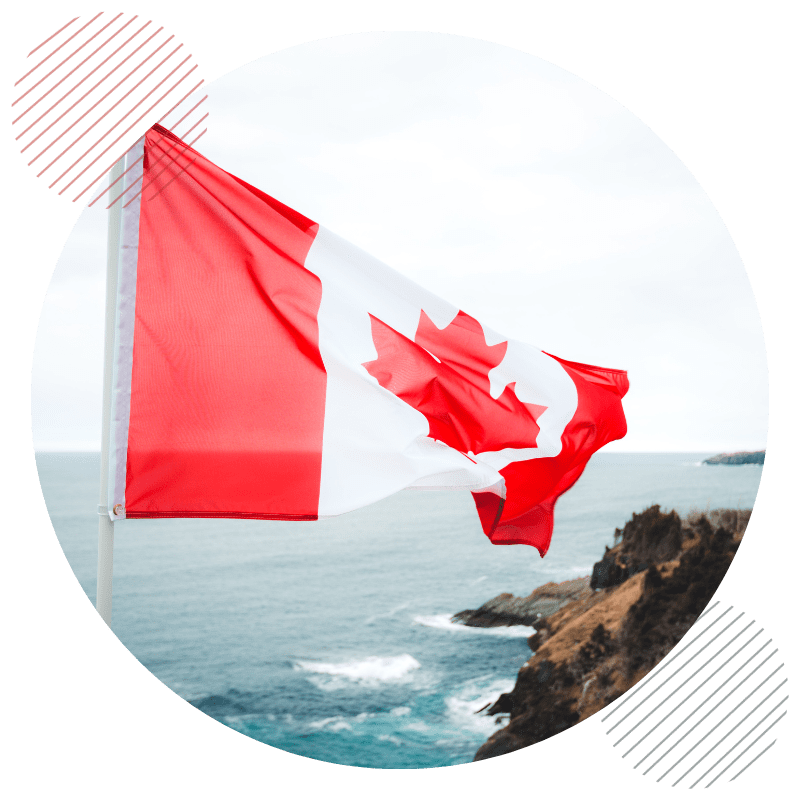 top100startups, startup visa Canada, Canada flag