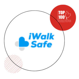 iwalk safe logo 100topstartups